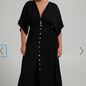 Black Boho Maxi Dress